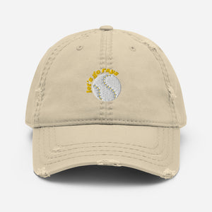 Rays Distressed Dad Hat